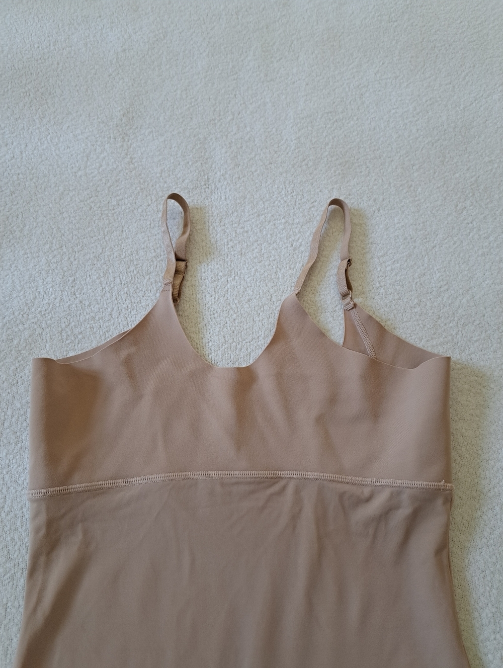 Warner's Beige Nude Shaping Slip Dress - Picture 4 of 9